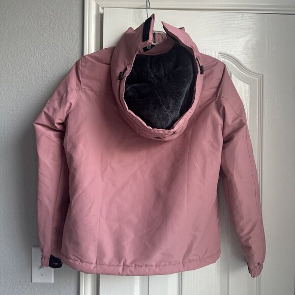Moerden Pink Black Fleece Lined Unco & Boror Vator 189 Waterproof Jacket Size S - Picture 4 of 10